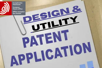 file and prepare design or utility patent