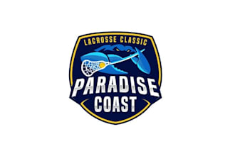 design paradise coast lacrosse classic tournament logo