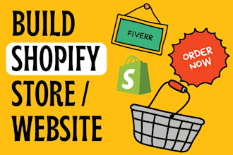 build shopify store, dropshipping store and copy shopify store