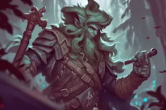 do fantasy horror character and monster art