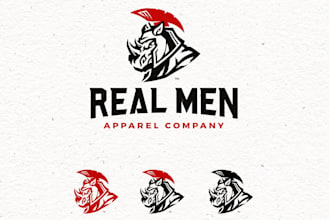 design real men apparel company logo