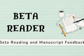 beta reader giving feedback, correcting errors, and improving manuscripts