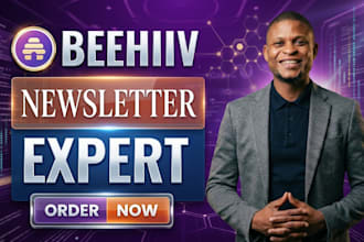 design and set up your beehiiv newsletter and landing page