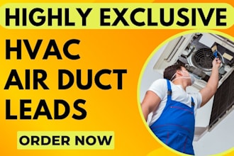 hvac repair leads hvac air duct home appliance leads dryer vent cleaning website