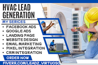generate hvac leads hvac landing page hvac website plumbing hvac sales funnel