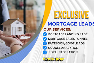 generate converting mortgage lead via facebook ads