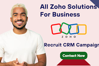 setup zoho recruit zoho CRM zoho site zoho campaign zoho forms zoho people zoho