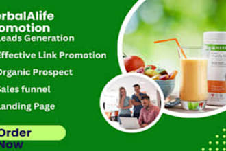 run organic herbalife mlm promotion for leads and visitor