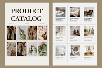 design product catalog, sell sheet, price list, lookbook, catalogue and magazine