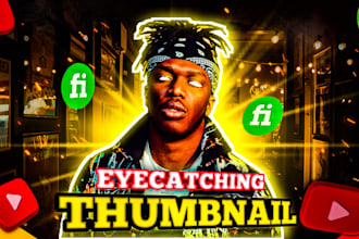 design attractive eyecatching amazing thumbnails