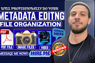 do expert metadata editing, bulk data fixing, photo, video, audio file editing