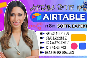 do airtable automation airtable database n8n airtable expert softr crm interface