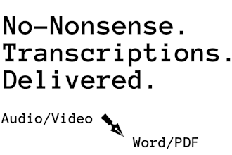 do transcriptions for meetings, podcasts, audio, video