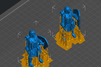 3d print your miniature figures stl files UK shipping only