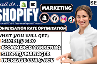 increase conversion rate of your shopify store cro audit, ecommerce marketing