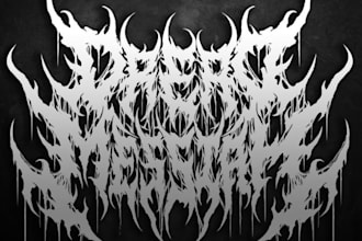 death metal logo, metalcore,deathcore, for band, brands, clothing