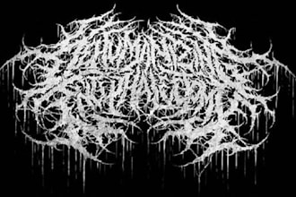 design you a brutal death metal, slamming, deathcore logo
