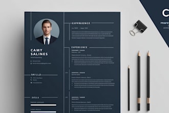be your designer and professional cv maker