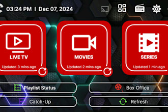 professionally create a unique uiux design and prototype for your iptv app