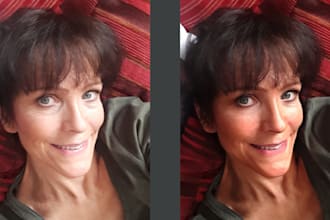 professional headshot retouching service
