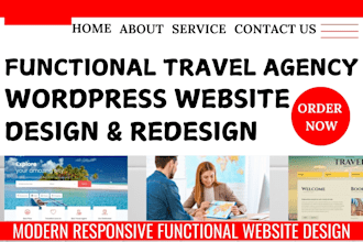 craft unique travel and tour website  travel agency website with wordpress