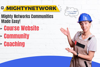 build your mighty networks community, course and membership platform
