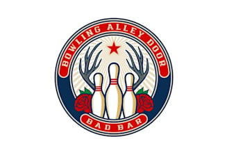 make cutting edge modern bad bar logo