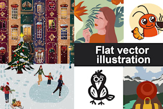 draw a vector illustration
