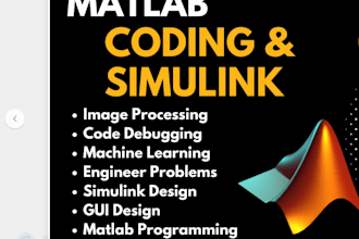 assist in matlab programming and simulink