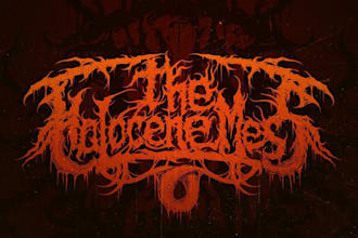 design your black, slamming, brutal, death metal band logo