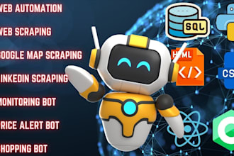 do web python automation script, price event monitor bot, browser automation bot