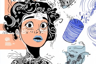 draw illustration, line art or doodle for your product