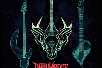 design a logo for your djent or rock band