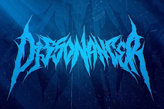 create death, black metal, grindcore, hardcore band logo