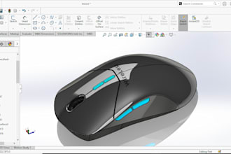 make 3d model in solidworks and do product rendering