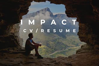 edit, proofread and review CV, resume, cover letter