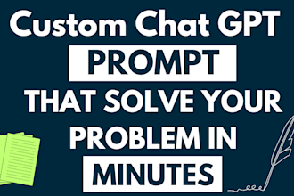 write custom chat gpt prompt for blog post, essay, assignment and email writing