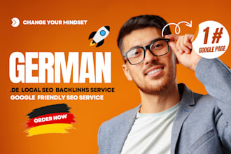50 german backlinks for local SEO service