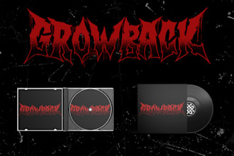 make amazing death metal, heavy metal, black metal font logo
