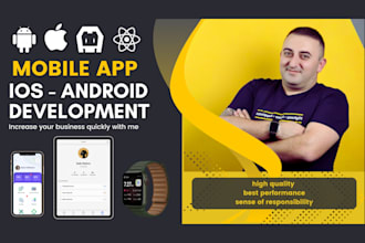 develop android and ios app with firebase or API