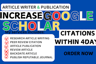 increase citations index on google scholar and researchgate backdated citation