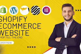design shopify dropshipping ecommerce store shopify online store shopify website