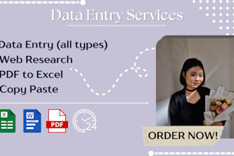 perform fast and accurate data entry for your project