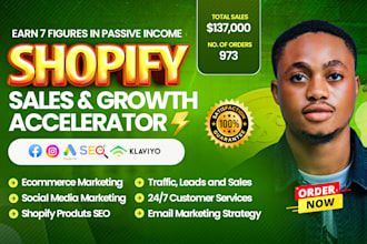 do complete shopify marketing sales funnel, dropshipping , klaviyo email flows