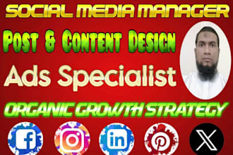 be your social media marketing manager and media buyer