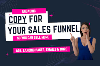 create high converting sales copy for your funnel