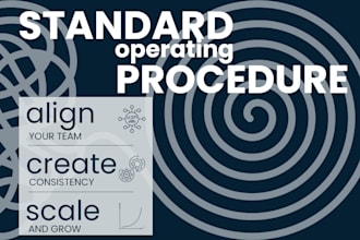 turn your process into a clear sop as a pmp certified project manager