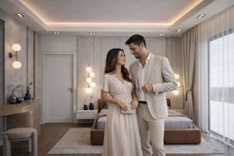 design a realistic interior for your home, modern bedroom design