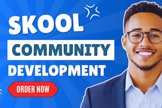 setup your skool community, skool online course, vonza, skool development, podia