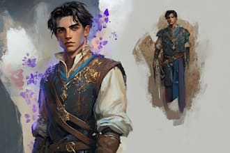 make dnd character art and d and d character art